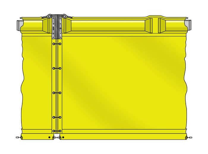 Rideau de limon flottant de type 2