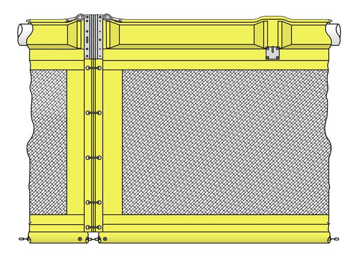 Type 3 floating silt curtain