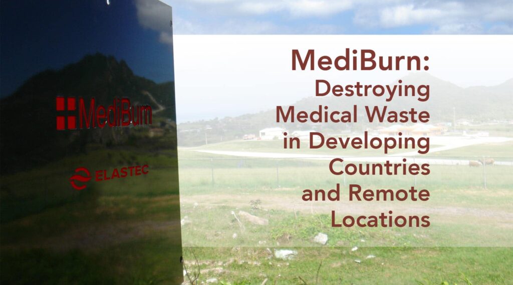 MediBurn destroying medical waste