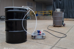 SmartAsh incinerator with Oil Away attachment