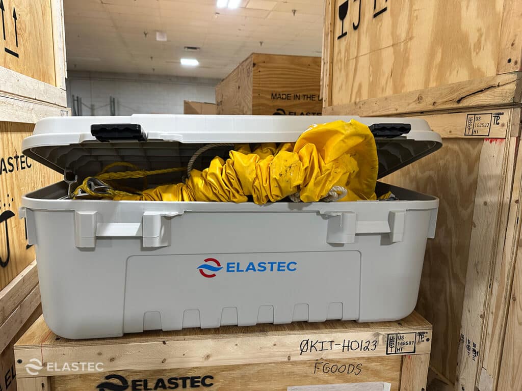 Elastec AquaCoil instant containment boom