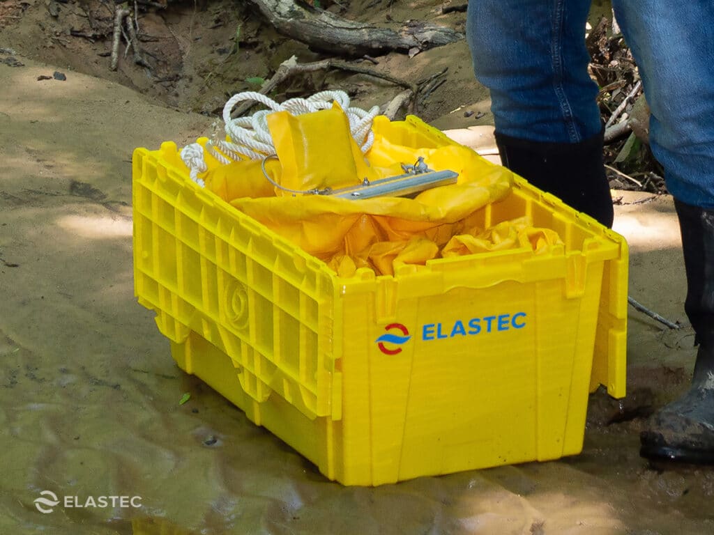 Elastec instant oil containment boom in box