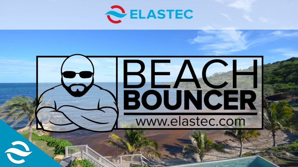 ELASTEC | 安提瓜岛沙滩防藻沙袋安装